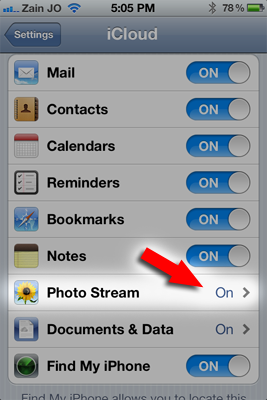 iPhone Photo Stream